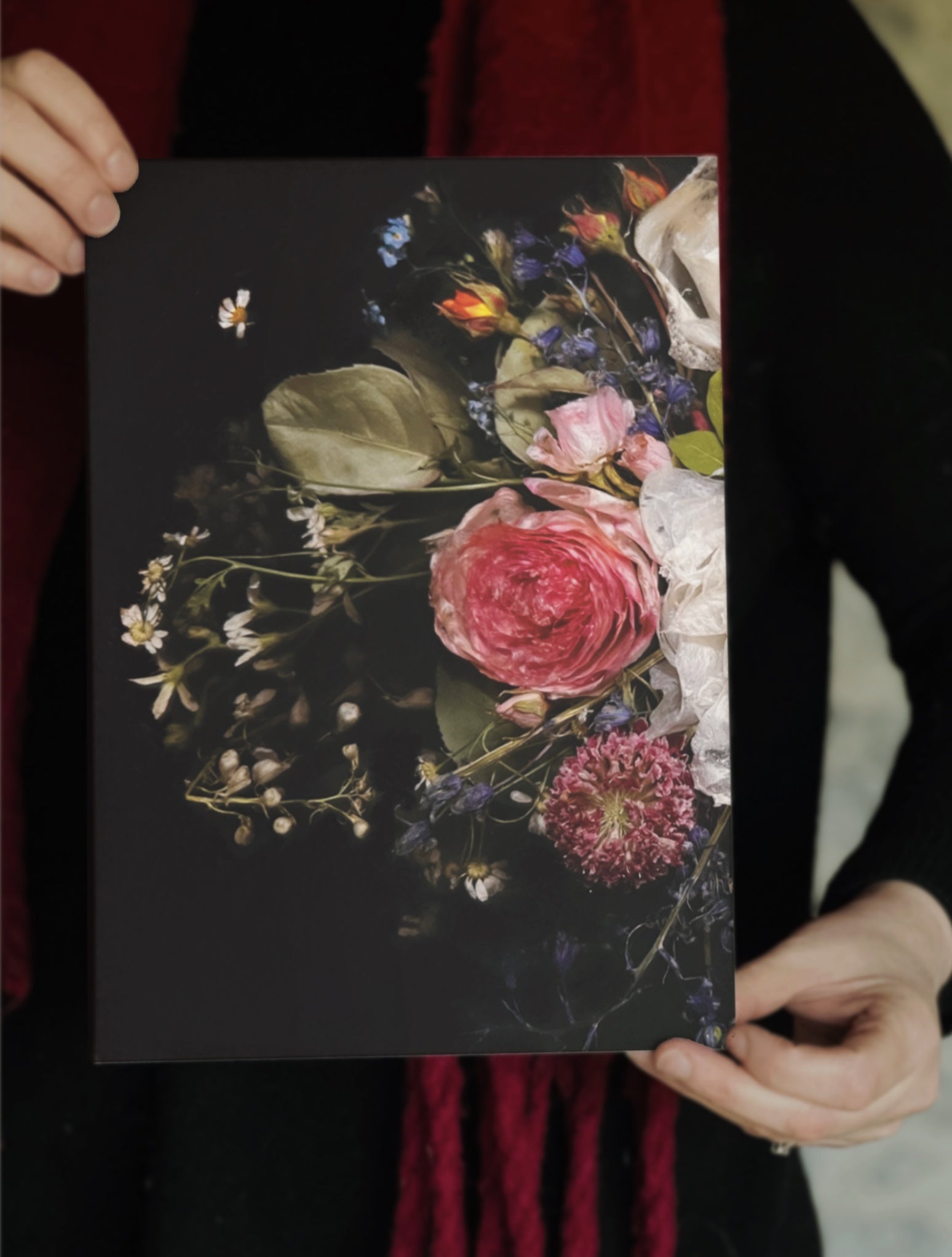 Creeping Beauty – Dark Floral Art Print